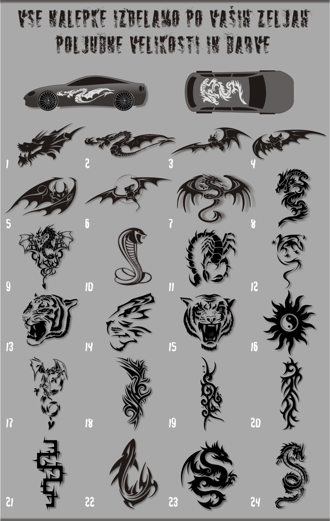 nalepke tatoo